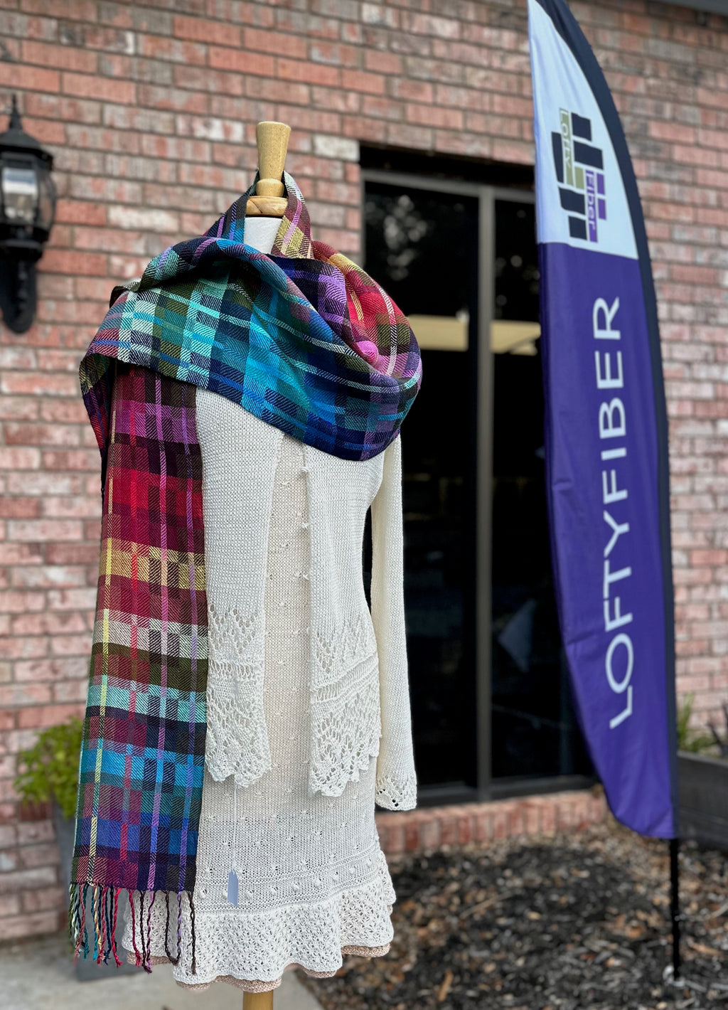 Colors of the Wind Linen Scarf - Pattern and Yarn Kit