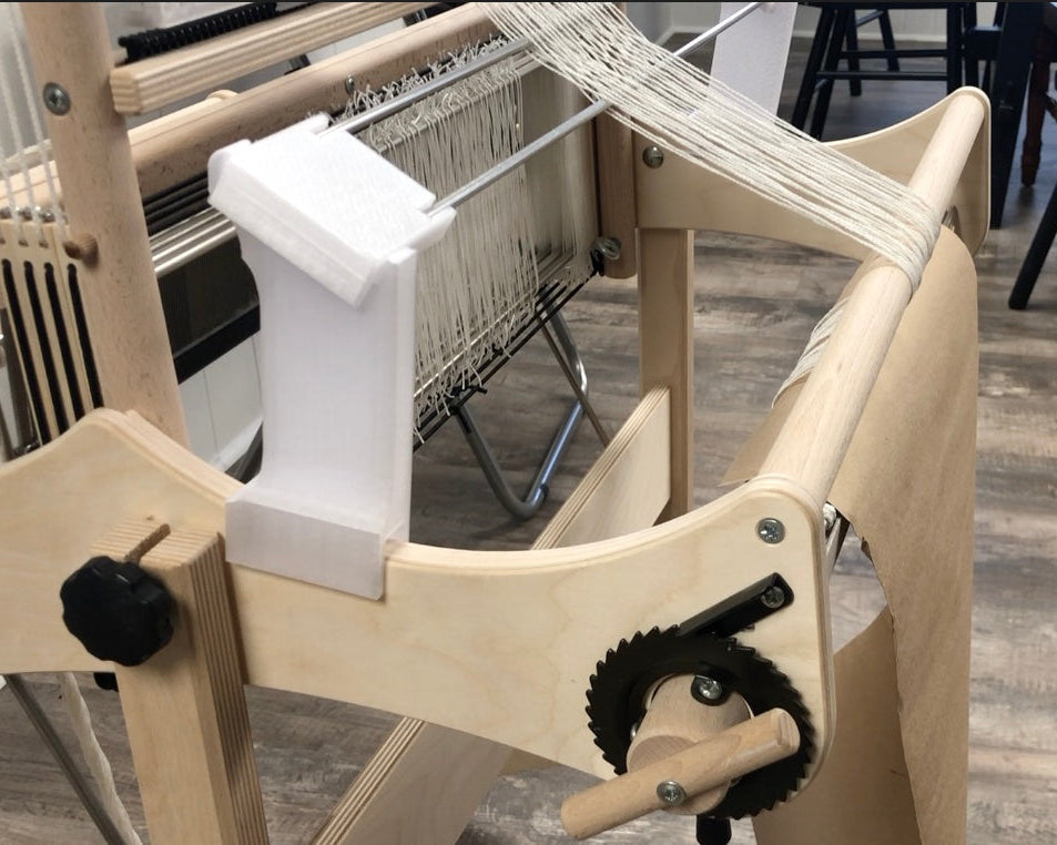 LoftyFiber Helpng Hands on a Louet Erica- Helpful Weaving Accessories