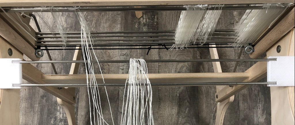 LoftyFiber Helpng Hands on a Louet Erica- Helpful Weaving Accessories