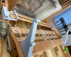 LoftyFiber Helpng Hands on a Ahsford Katie - Helpful Weaving Accessories