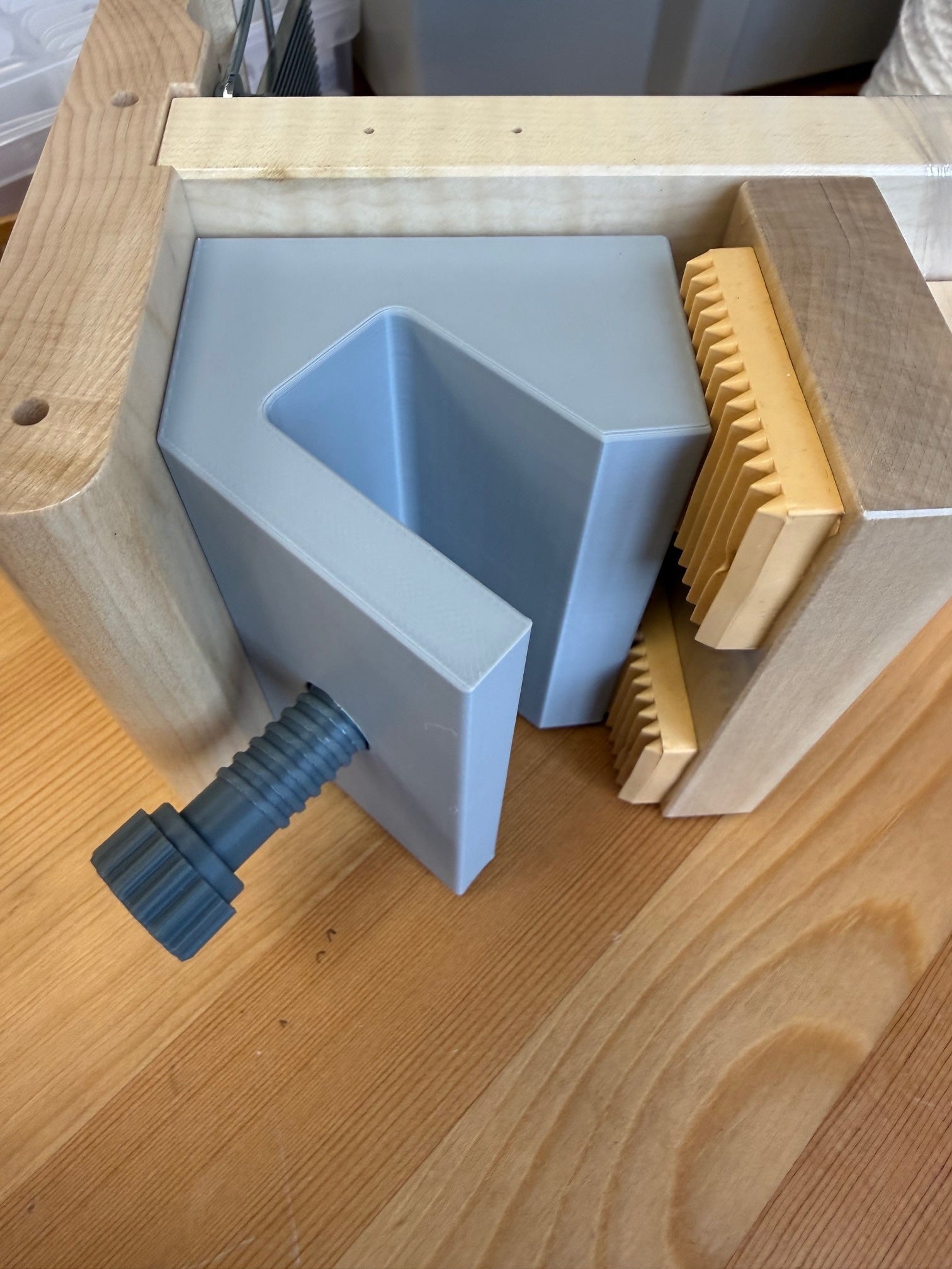 Leclerc Tension Box Adapter for Schacht Wolf Looms