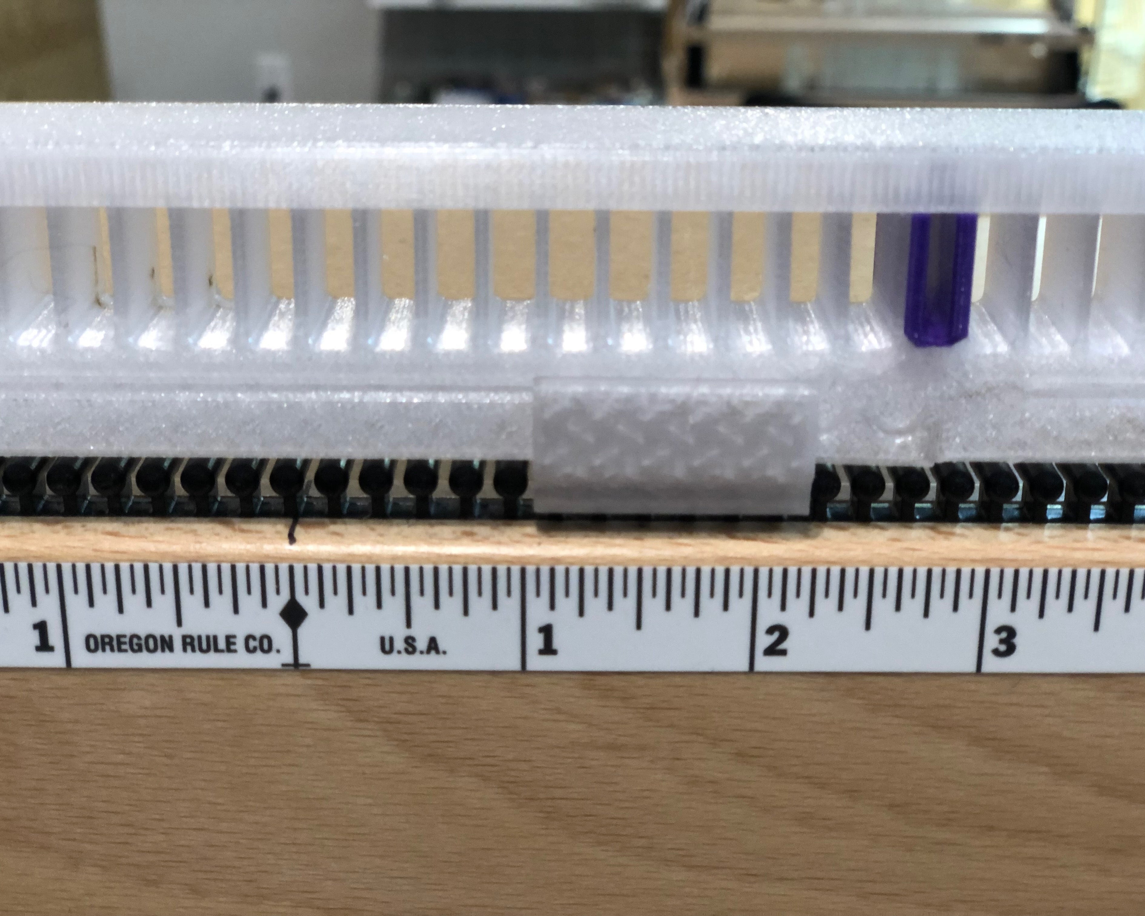 loftyfiber raddle for a Louet loom