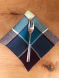 Blocks of Color Napkins - Euroflax Yarn Kit and Pattern